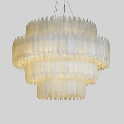 Selenine Layer Round Chandelier - Lightings Menu