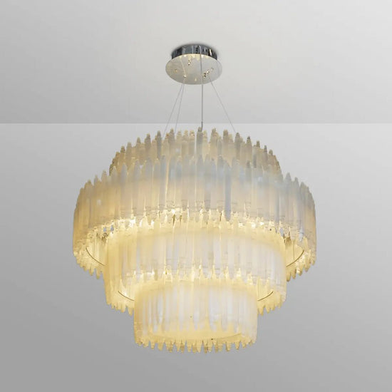 Selenine Layer Round Chandelier - Lightings Menu