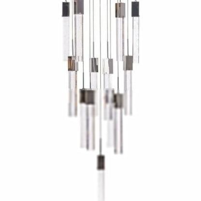 Sparkling Night Cylinder Chandelier 13 Light - Lightings Menu