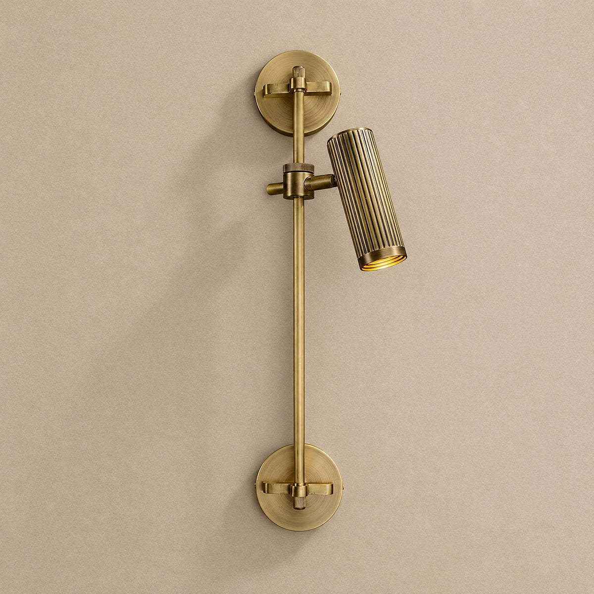 Spot Rail Wall Lamp,6.7~ 9.4-Inch x H 21.7~28-Inch, Bronze for Living Room