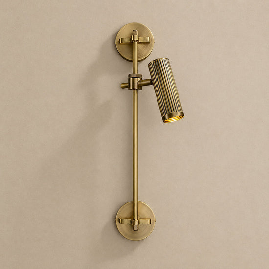 Spot Rail Wall Lamp,6.7~ 9.4-Inch x H 21.7~28-Inch, Bronze for Living Room