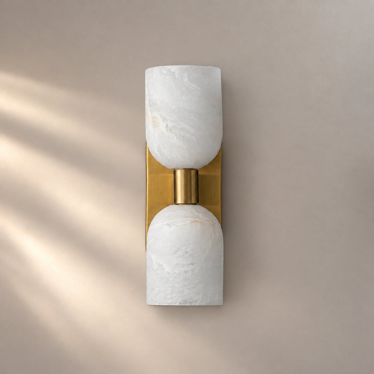 Tricolordeer Symmetrical Dual Light Brass Wall Sconce