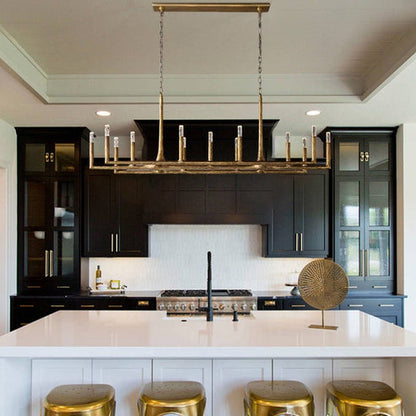 Thaddeas Forged Linear Chandelier 54"/72"/96"