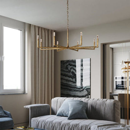 Thaddeas Forged Round Chandelier 12"/36"/48"/60"/72"