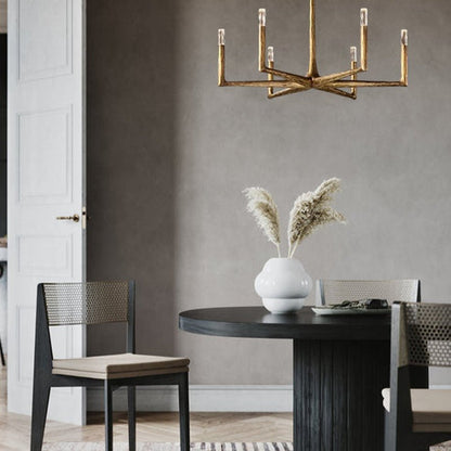 Thaddeas Forged Round Chandelier 12"/36"/48"/60"/72"