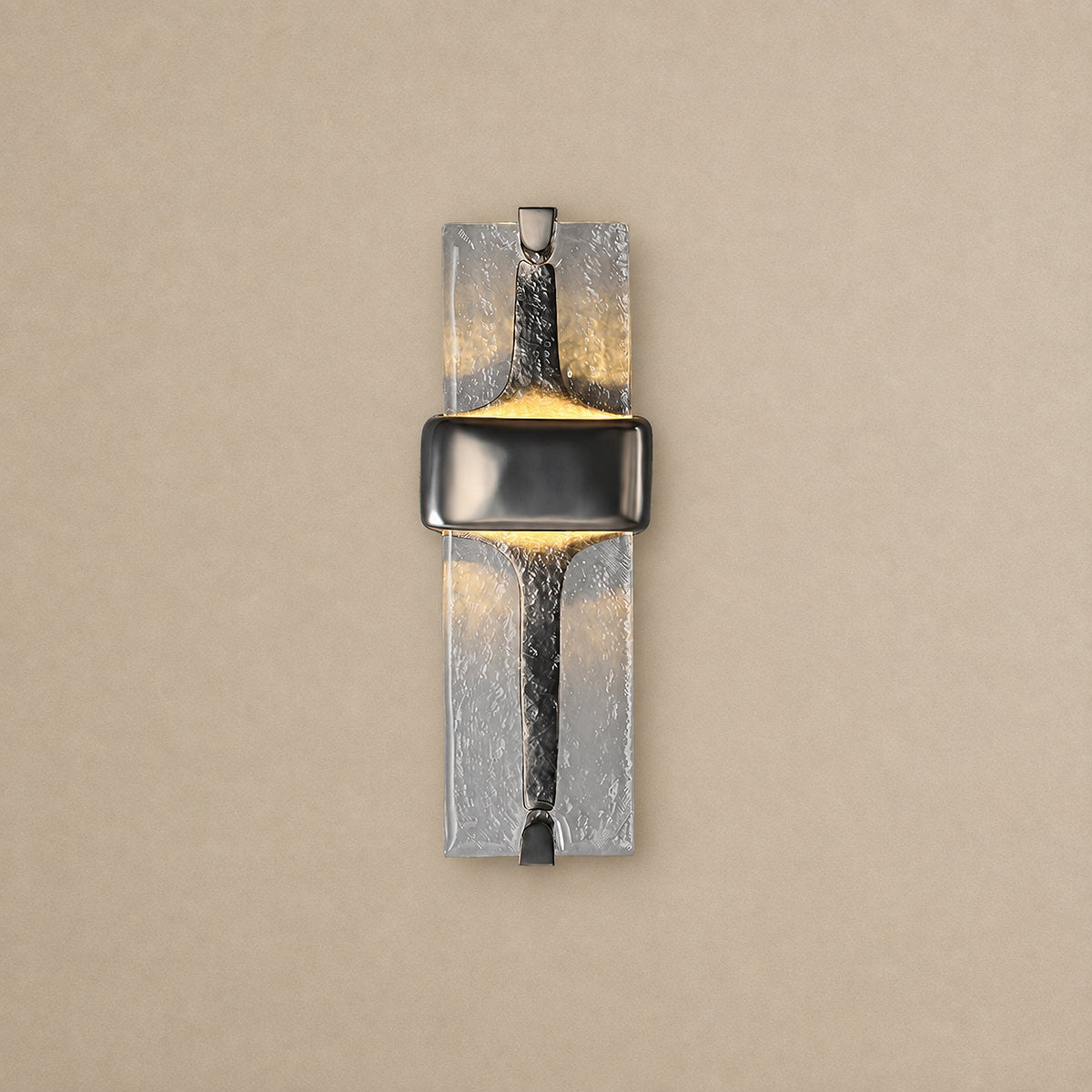 Torch Wall Lamp, 5.9-Inch x H 19.7-Inch, Gold, Warm Light for Living Room