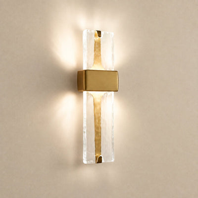Torch Wall Lamp, 5.9-Inch x H 19.7-Inch, Gold, Warm Light for Living Room