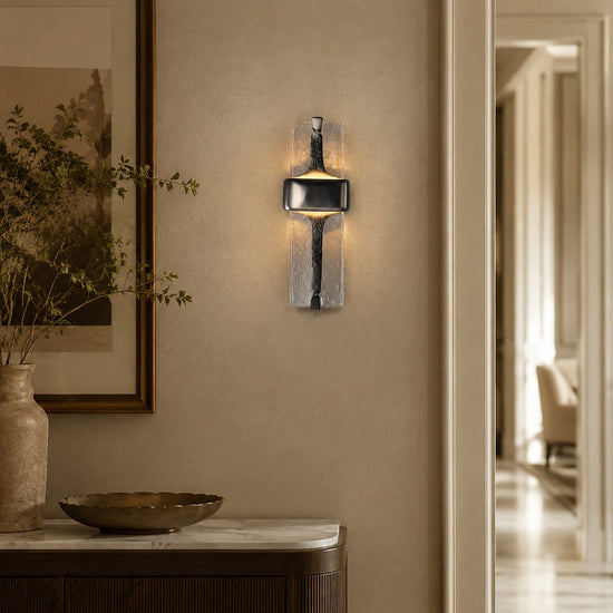 Torch Wall Lamp, 5.9-Inch x H 19.7-Inch, Gold, Warm Light for Living Room