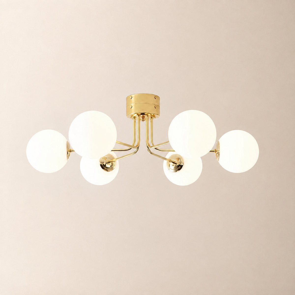 Tricolordeer Curved Multi-Light Ceiling Lamp