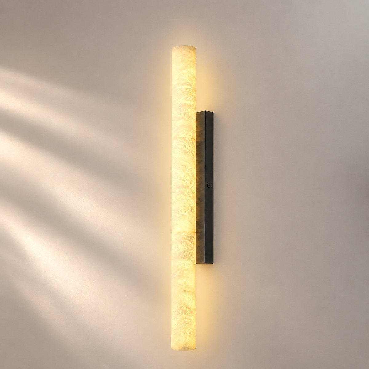 Tricolordeer 20/35.8-Inch Linear Cloud Stone Wall Light