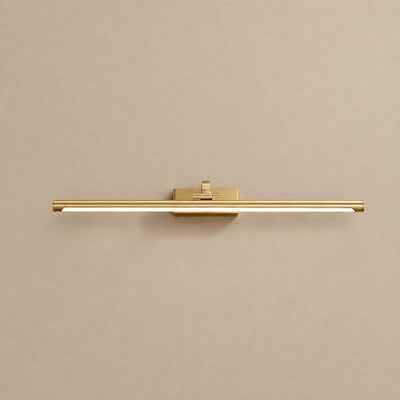 Walnut Color Linear LED Wall Lamp, 15.7~27.5-Inch x H 3.3-Inch, Walnut, Warm Light for Living Room & Dining Room
