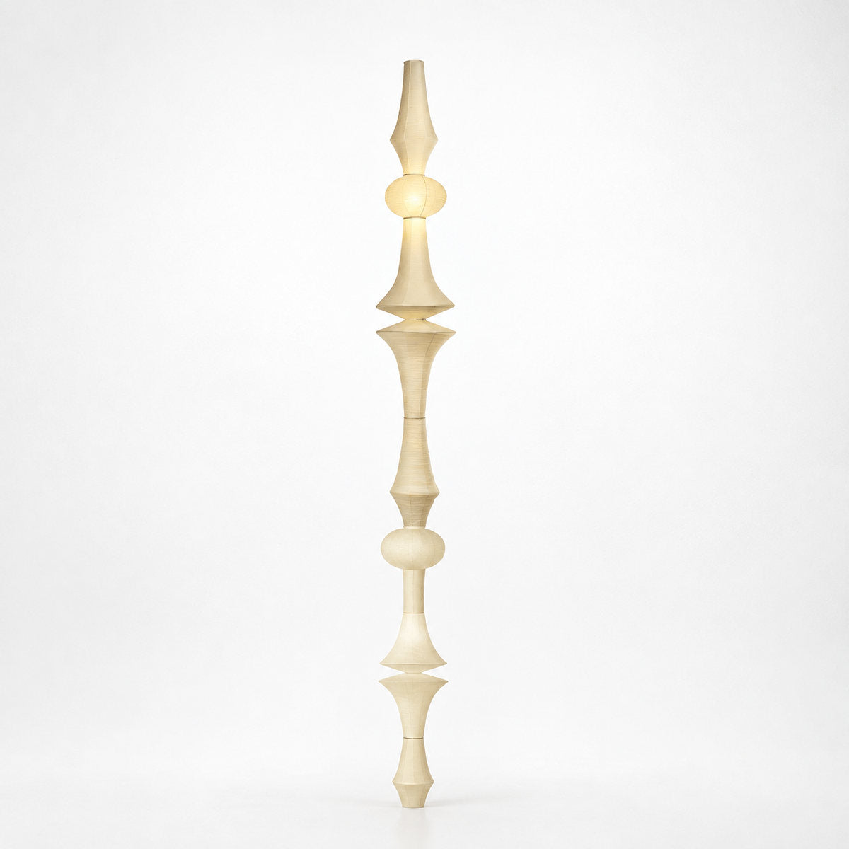 Sculptural Tiered Pendant Light 3 Bulbs